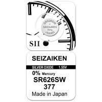 Часовая батарейка Seizaiken 377 (SR626SW) 1 шт