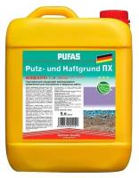 Пуфас PUTZ-und HAFTGRUND грунтовка-концентрат 1:9 укрепляющая эластик мороз. (5л=5кг) ПХ