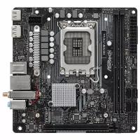 Материнская плата Socket-1700 ASRock H610M-ITX/AC, H610 (2xDDR4 PCI-E16x M.2 GLan USB3.2 mini-ITX)