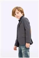 Пиджак школьный для мальчика Шалуны 211049 темно-серый 26, 098