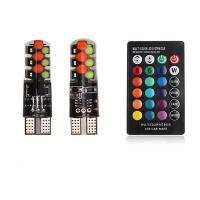 Светодиодные лампочки ABC MULTI COLOR LED SYSTEM CAR T10-RGB с пультом управления