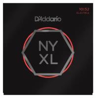 NYXL1052 NYXL Комплект струн для электрогитары, никелирован, L. Top/Heavy Bottom, 10-52, D'Addario