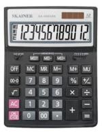 Калькулятор Skainer SK-888XBK большой настольный 12-разрядный 155 x 204 x 34 мм