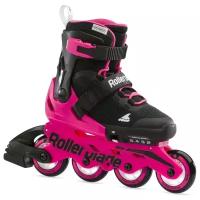 Детские ролики Rollerblade Microblade G - 2021 Black/Neon Pink