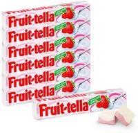 Жевательные конфеты Fruittella Клубника-йогурт с фруктовым соком 7 шт