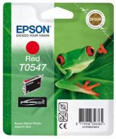 Картридж Epson T0547, красный, для струйного принтер