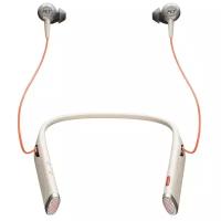 Plantronics VOYAGER 6200 UC - Беспроводная гарнитура для ПК и мобильных устройств (Bluetooth), песочная, белая, 208749-01