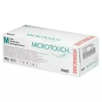 Перчатки латексные неопудренные MICRO-TOUCH HYDRACARE, размер M, 50 пар, 100 штук, телесные