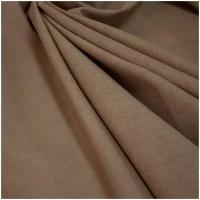 Ткань Бязь 100% хлопок, для шитья и рукоделия, ля постельного белья, пл. 120 гр 220х100 см, цвет коричневый