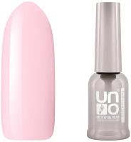 Гель лак для ногтей UNO для педикюра, плотный, стойкий, однофазный пастельно-розовый, 8 мл