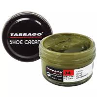 Крем для обуви, всех видов гладких кож, TARRAGO, SHOE Cream, стекло, 50мл., TCT31-034 OLIVE (Оливковый)