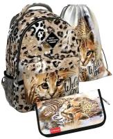 Рюкзак Erich Krause - EasyLine 20L - Wild Cat - с наполнением