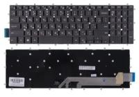 Клавиатура для ноутбука Dell Inspiron 15-5565, 17-5775, Dell Inspiron G3 15-3579, 15-3779, G5 15-5587, 15-7790, G5-7473, черная, без рамки