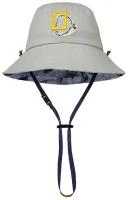 Панама Buff Play Booney Hat Sile Light Grey