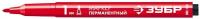 Перманентный маркер ЗУБР, 1 мм заостренный, красный, МП-100, серия Профессионал, (06320-3)