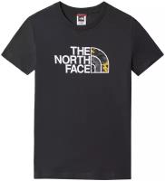 Футболка The North Face Easy Tee S/S Y Asphalt Grey-Summit Gold Camo Print (INT:S)