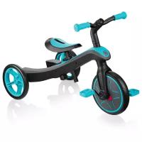 Детские трехколесные велосипеды, самокаты с сиденьем и беговелы для малышей GLOBBER EXPLORER TRIKE 2-в-1 630-105 Цвет-Teal