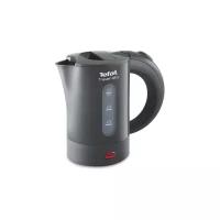 Чайник TEFAL Travel-o-city KO120B30, 0,5 л, 650Вт, закрытый нагревательный элемент, пластик, серый