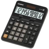 Калькулятор настольный полноразмерный Casio DX-12B 12-разрядный черный 1 шт