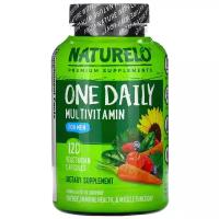 Naturelo One Daily Multivitamin for Men, премиум комплекс для мужчин, 120 капсул