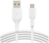 Кабель Belkin Boost Charge USB-A - Micro-USB Cable, 1 м, 1 шт., белый