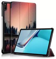 Чехол для планшета Huawei MatePad 11 (2021) / MatePad C7, с красивым рисунком, прочный пластик