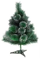 Искусственная елка новогодняя, заснеженная с шишками, напольная, 60 см