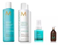 Лосьон Moroccanoil Hydrating Набор Spring Kit Hydration, Набор: шампунь, кондиционер, несмываемый кондиционер, лосьон для тела, Набор