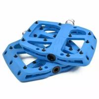 Педали E Thirteen Base Flat Pedal Composite Blue (PD2USA-102)