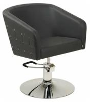 Парикмахерское кресло “Гламрок”, диск - черный