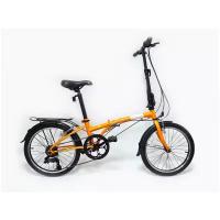 Велосипед DAHON Dream D6 складной, Orange. Крылья, багажник, подножка