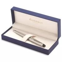 Ручка шариковая Waterman "Expert Stainless Steel СT" синяя, 1,0мм, подарочная упаковка