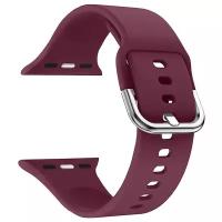 Силиконовый ремешок для Apple Watch 38/40/41 mm LYAMBDA AVIOR DSJ-17-40-WR Wine red