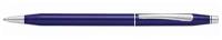 Шариковая ручка Cross Classic Century Translucent Blue Lacquer, цвет ярко-синий