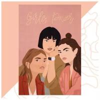 Полотенце пляжное Этель Girls power 96х146 см, 100% хлопок