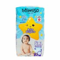 Подгузники одноразовые для детей MIMISO 5/XL 11-25 кг 42шт