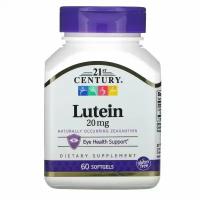 21st Century Lutein 20 mg 60 капсул
