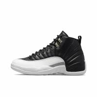 Кроссовки Air Jordan 12 Playoffs Silver Buckle для мужчин и женщин