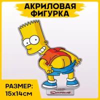 Фигурка из акрила статуэтка Симпсоны Simpsons Барт 15x14см