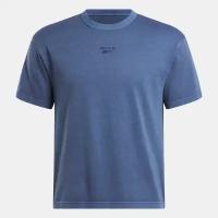 Футболка Reebok для мужчин, Размер:S, Цвет:синий, Модель:RI WASHED TEE