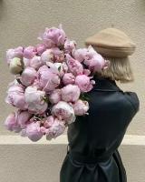 Букет Розовые пионы, красивый букет цветов, шикарный, премиум цветы, пионов