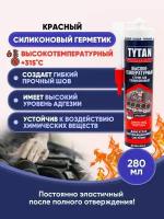 TYTAN PROFESSIONAL Герметик Высокотемп. красный 280мл/1шт