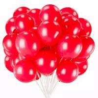 Набор воздушных шаров Золотая сказка Латекс 104998/104999/105000, красный, 50 шт