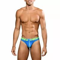 Трусы-стринги "Happy Thong - Electric Blue" / Andrew Christian / Синий / Размер L