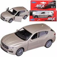 Машинка Welly 1:38 MASERATI LEVANTE золотистая 43739W/золотистая