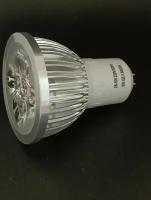 10шт Светодиодная лампа LB-108 5W G5.3 4000k LED с радиатором и линзами