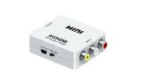 Конвертер-переходник 3RCA - HDMI (RCA in, HDMI out) USB кабель питания, белый