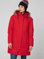 Куртка парка женская, Helly Hansen, W MAYEN PARKA, цвет красный, размер XS