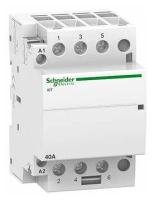 ICT Модульный контактор 40A 4НО 220/240В АС Schneider Electric, A9C20844