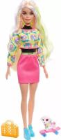 Кукла Барби - Color Reveal с питомцем HCD26